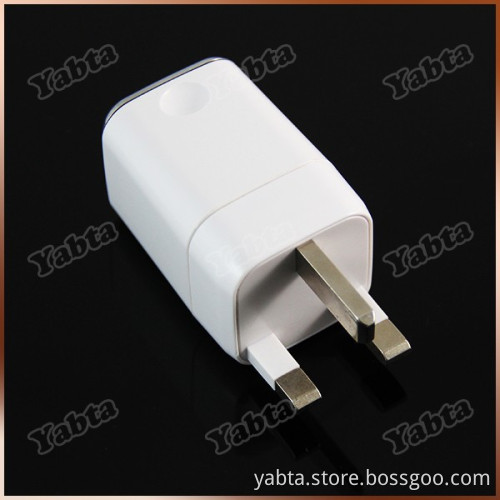 UK AC Charger Adapter 5V 2.4A Dual USB Cell Phone Charger Portable